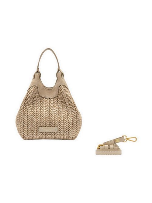 borsa donna dua piccola in rafia sabbia Gianni Chiarini | BS12338-COMM-PGLSPG211